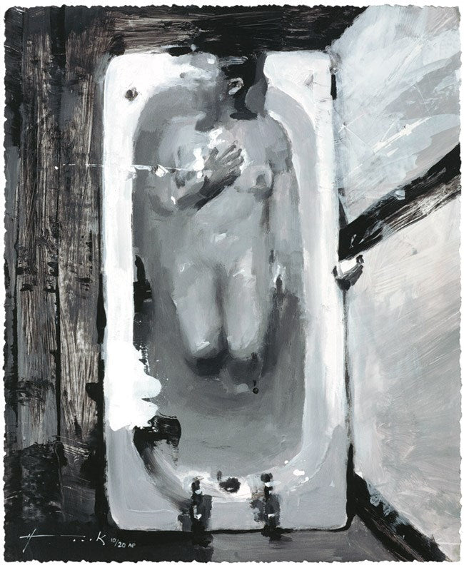 R.L in the Bath Tub