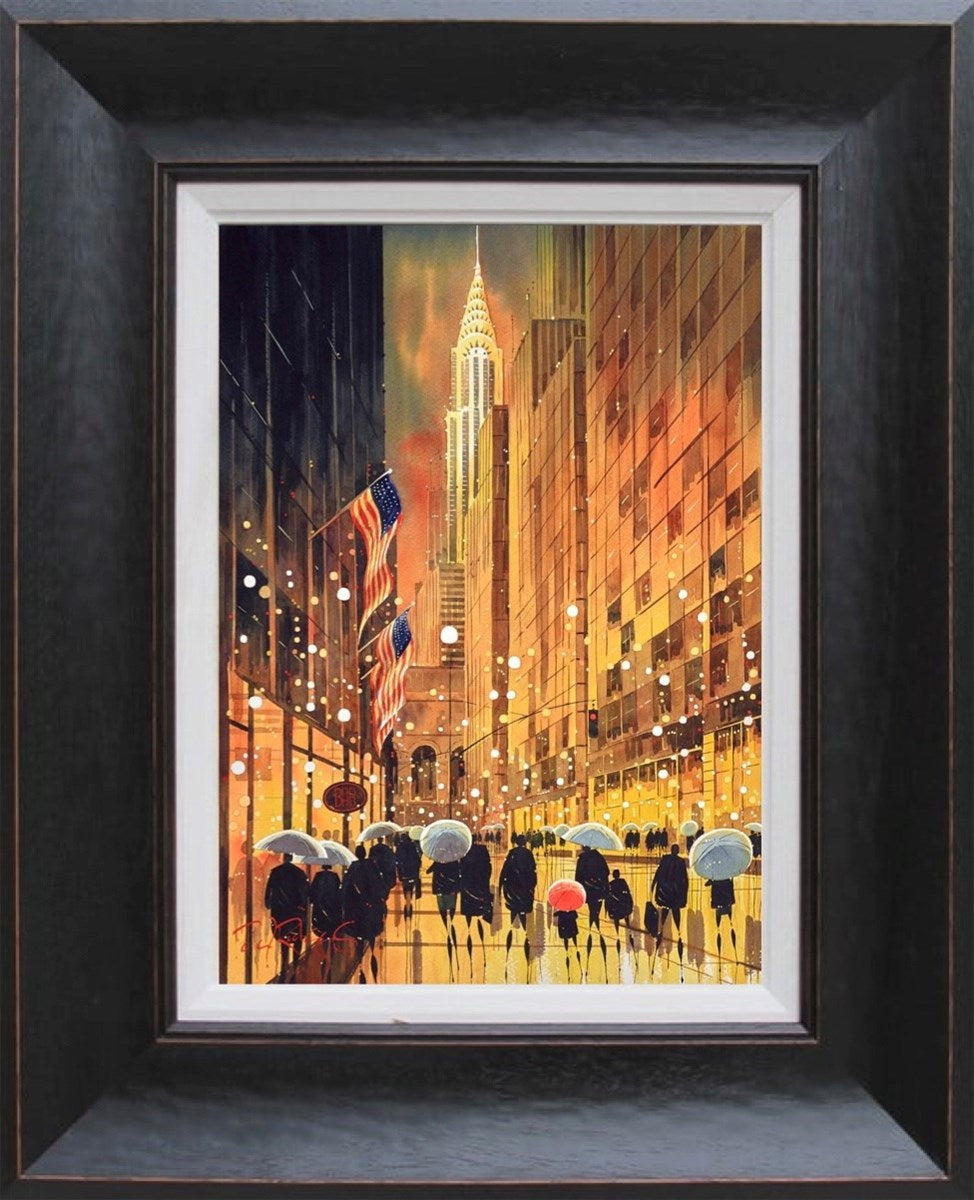Light on the Chrysler (Framed)