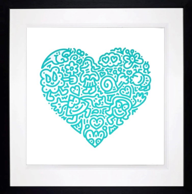 Bug Embrace (Green), 2021 (Framed)