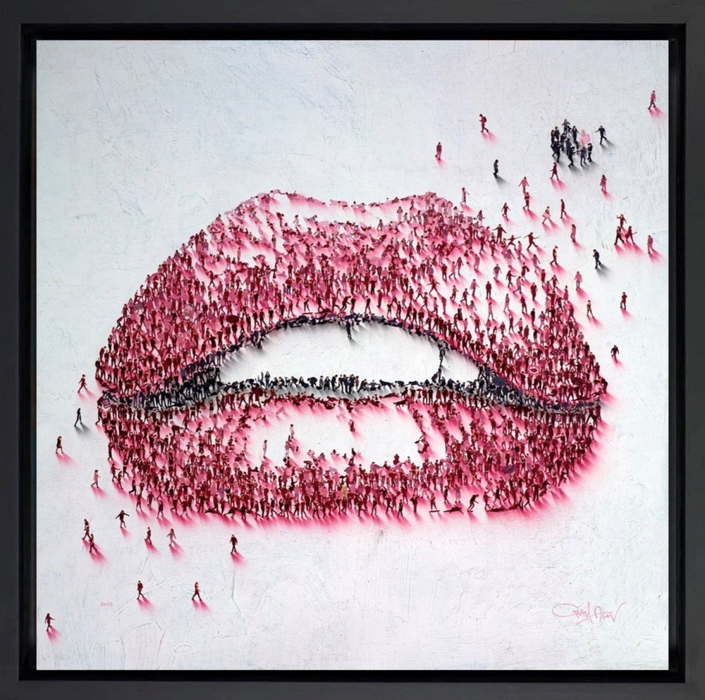 Can I Borrow a Kiss (Framed)