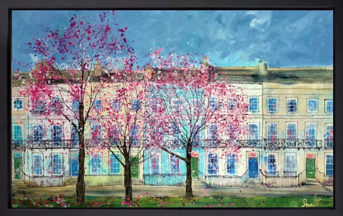 Four Spring Trees (Framed)