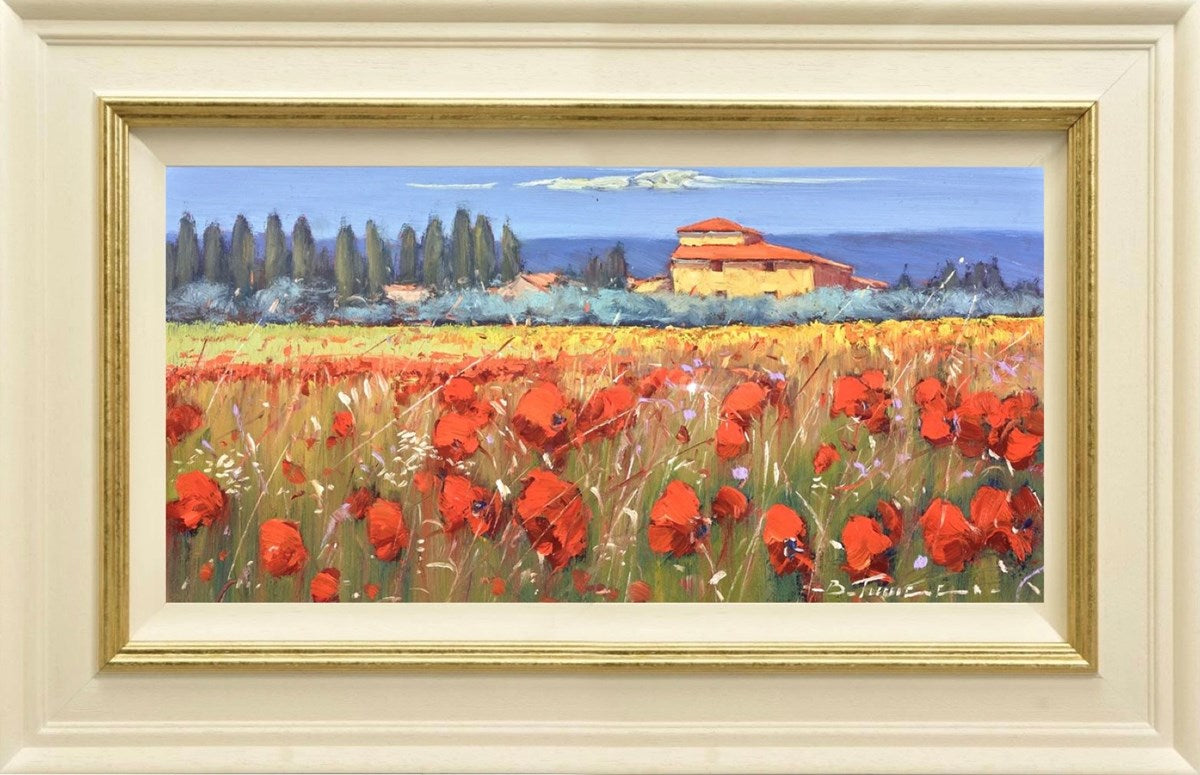 Vista Panoramica del Papavero (Framed)