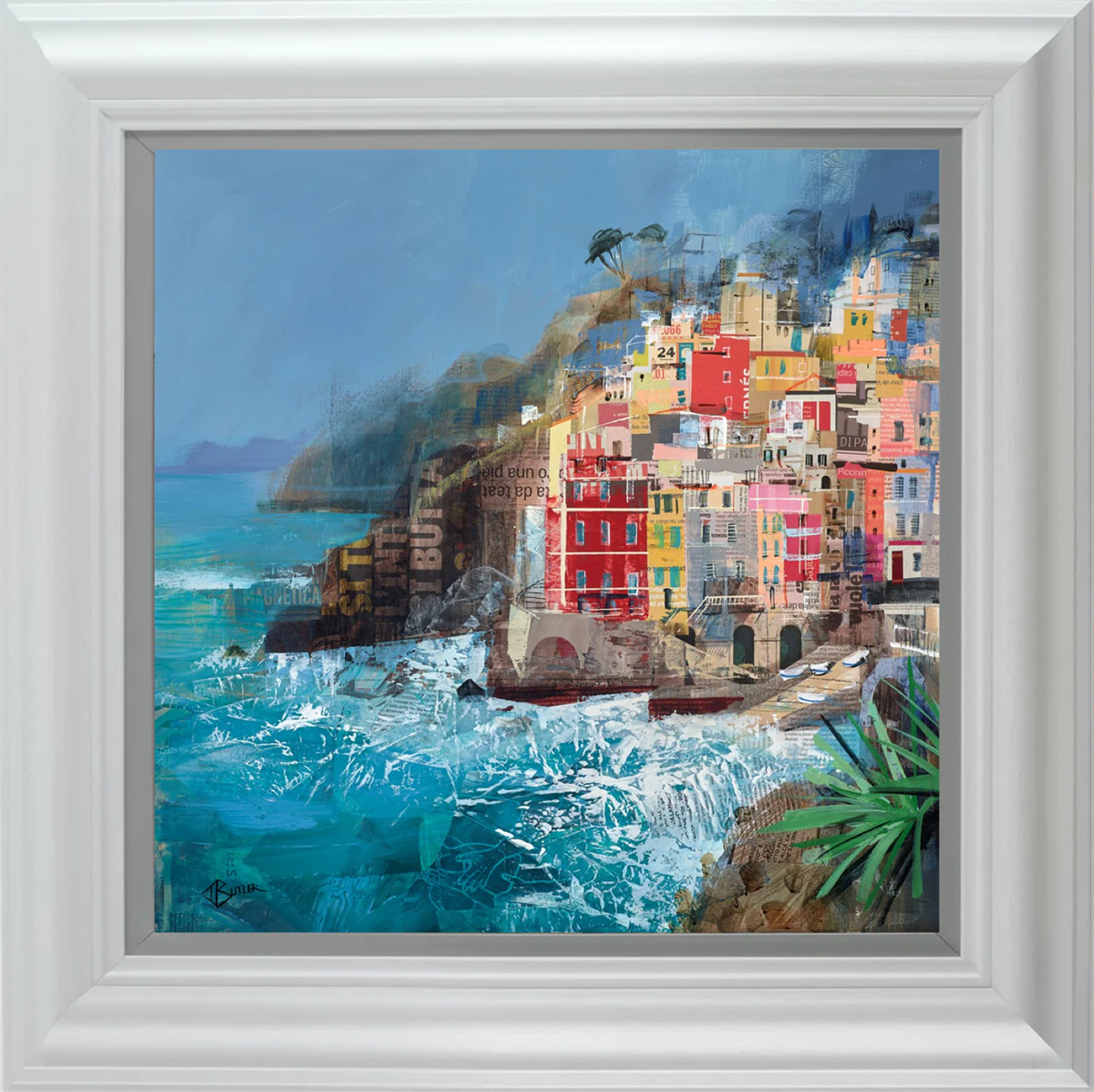 Rocky Shores, Riomaggiore (Framed)