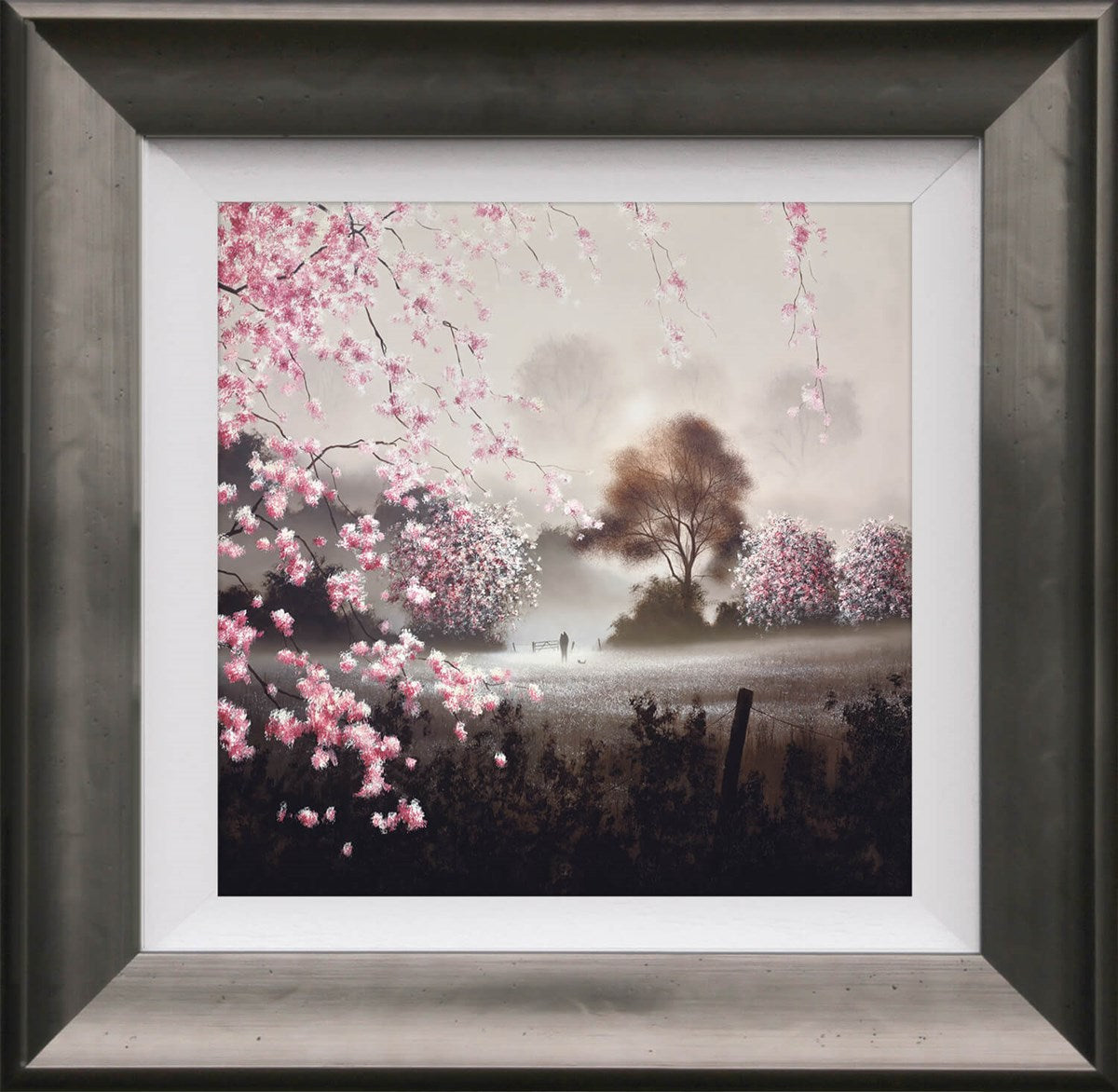 Through Blossom Fields I (Framed)