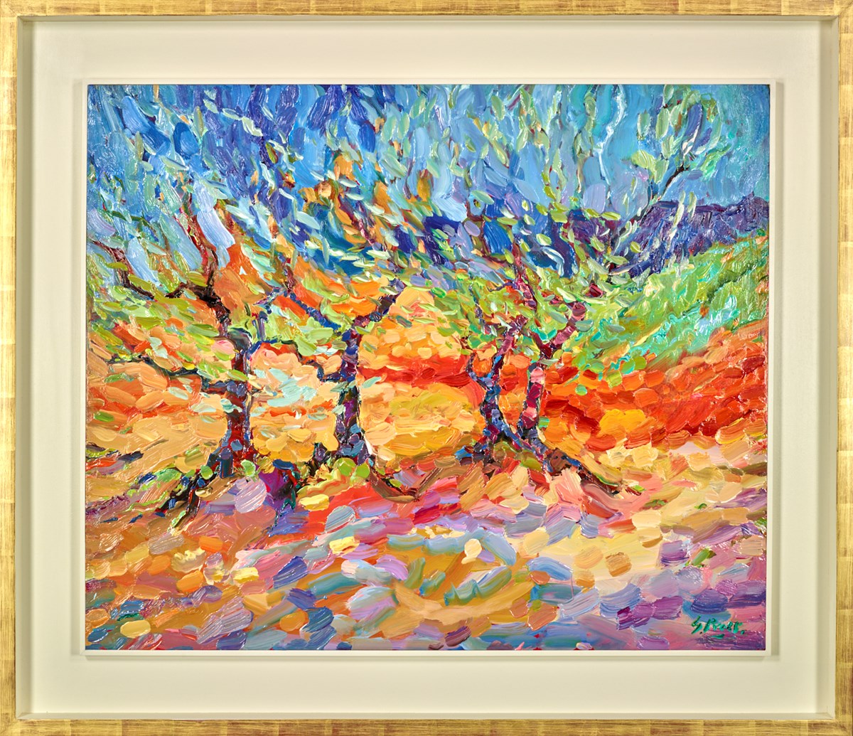 Provencal Olives Mr Carpentres (Framed)