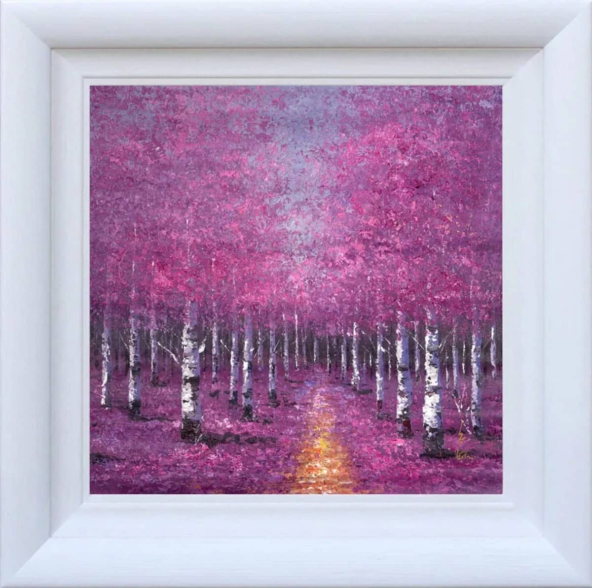 Purple World III (Framed)