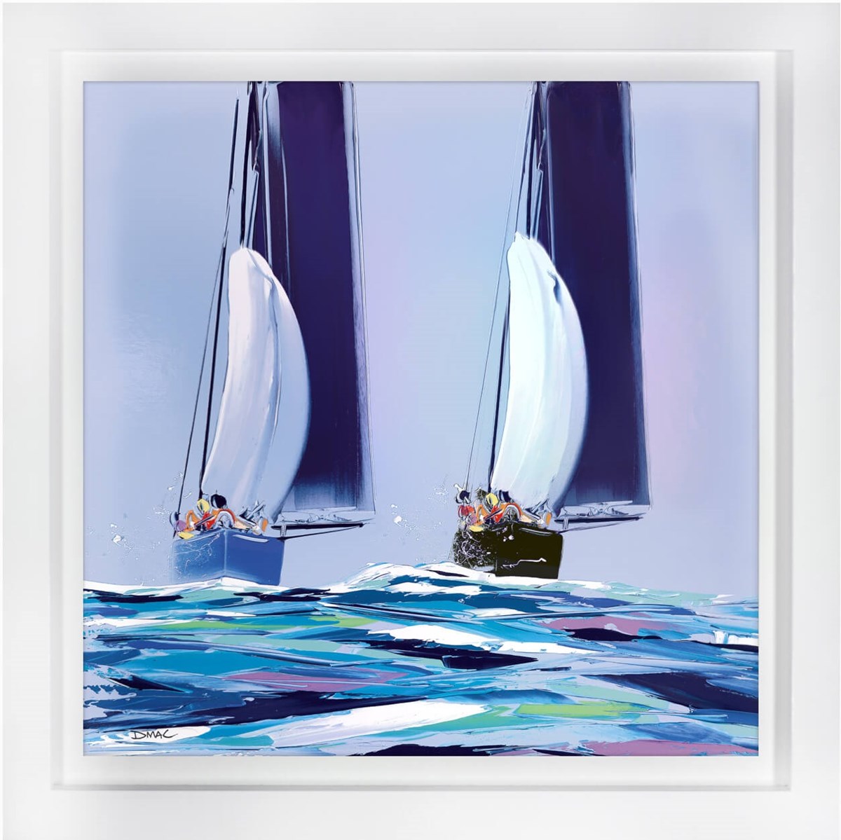 Sailing into the Blue (Framed)