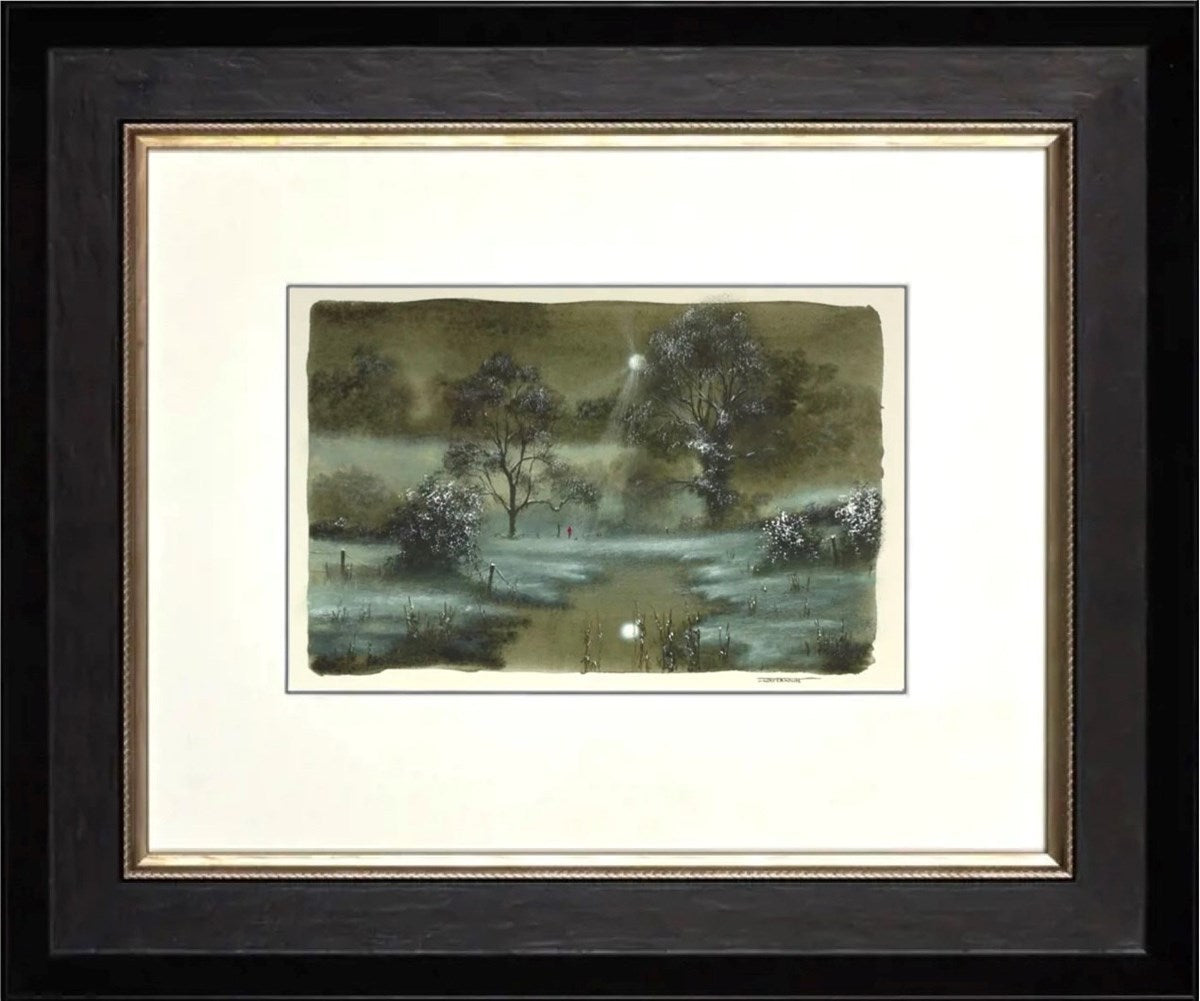 A Walk in the Snow (Framed)