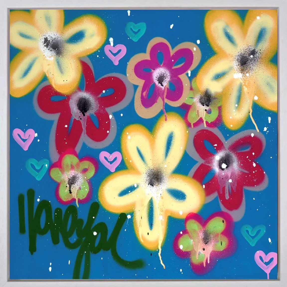 Sea of Flowers (Framed)