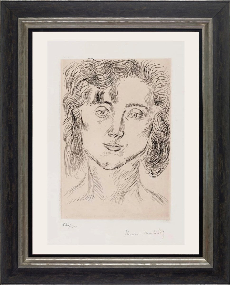 Mlle M.M. from Cinquante Dessins, 1920 (Framed)