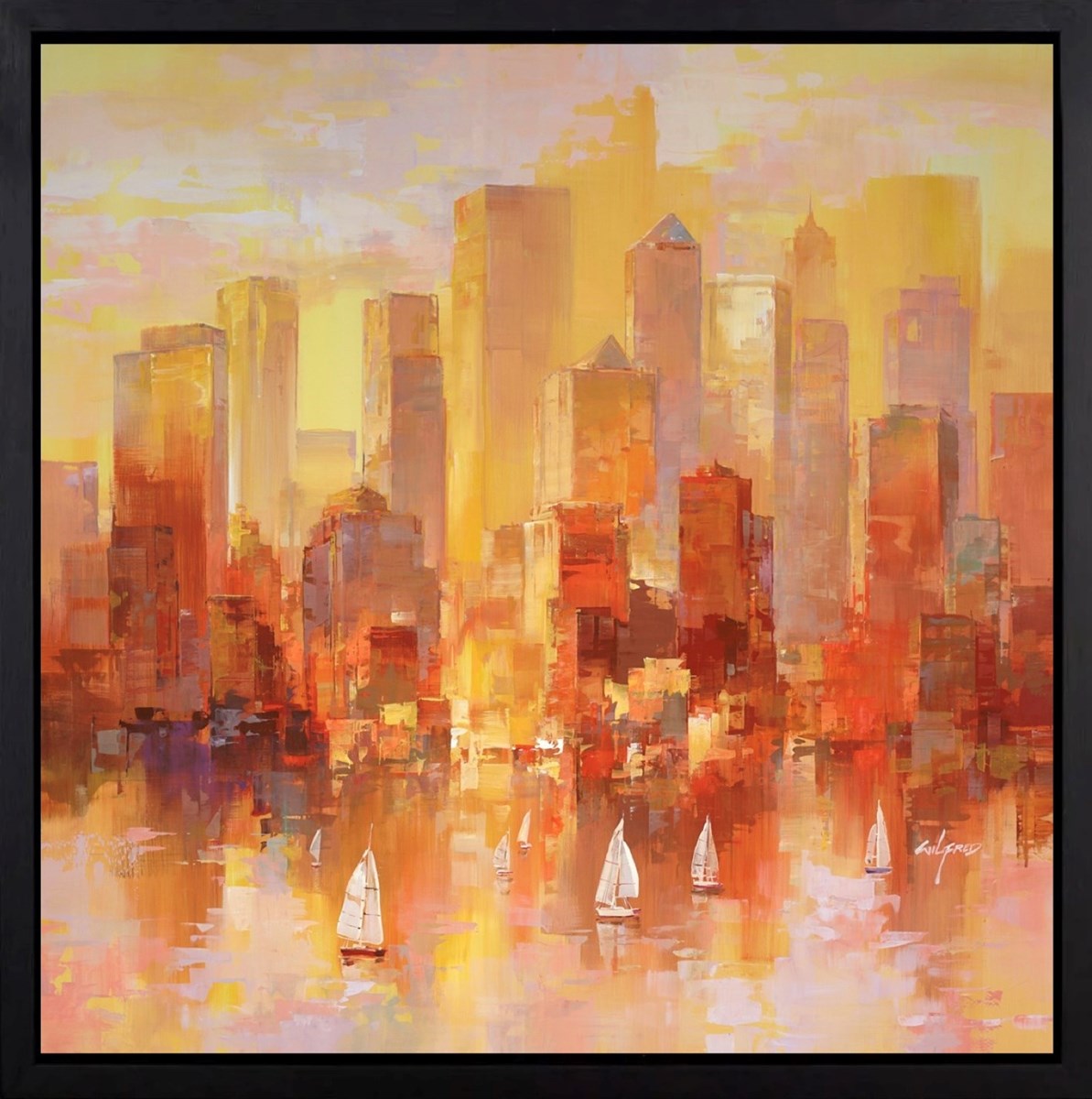 Tangerine Skies (Framed)