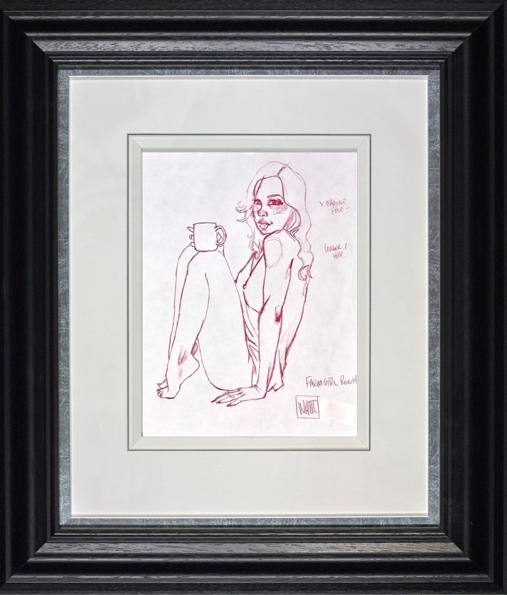 Farm Girl Study (Framed)