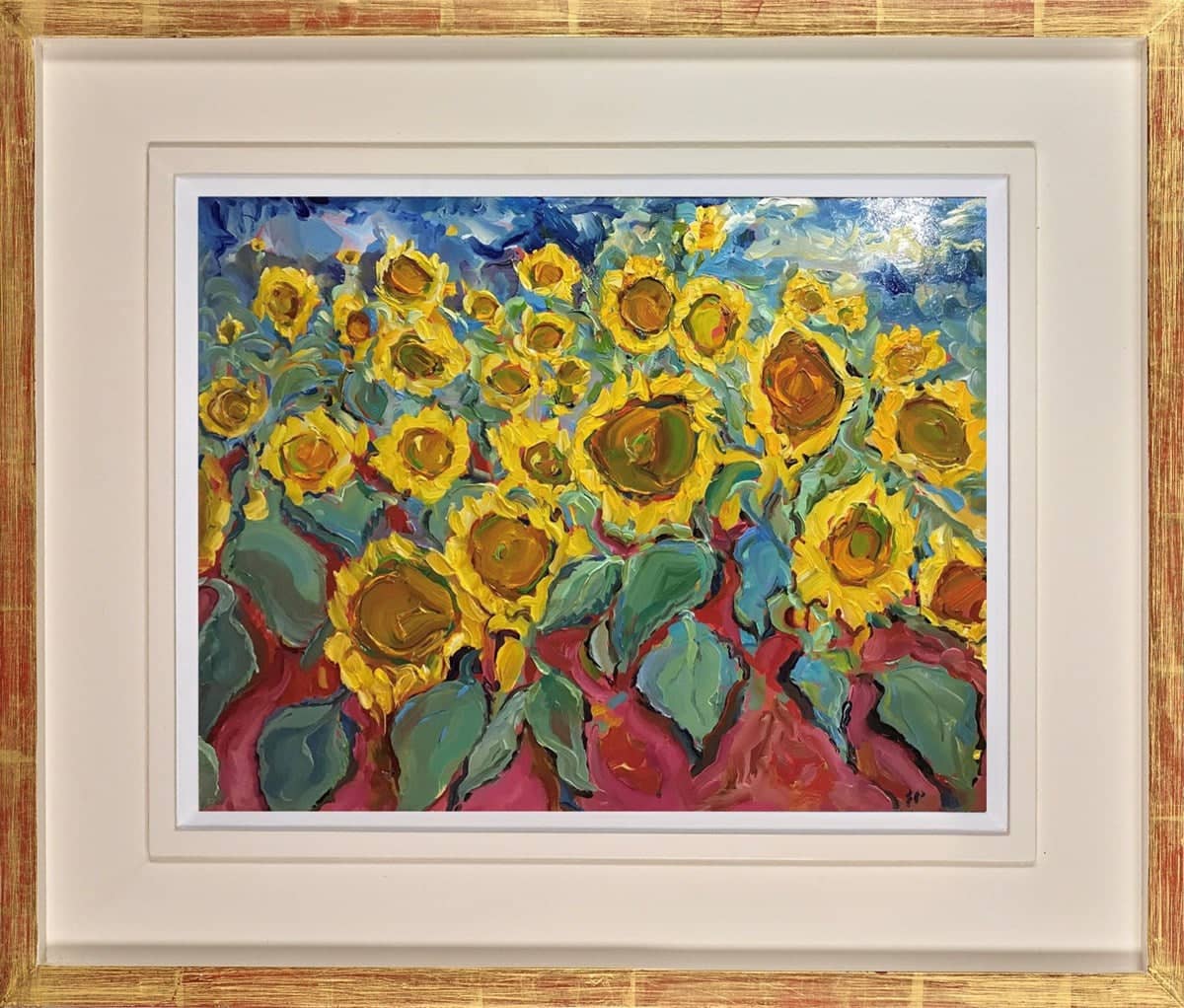 Provencal Sunflowers (Framed)