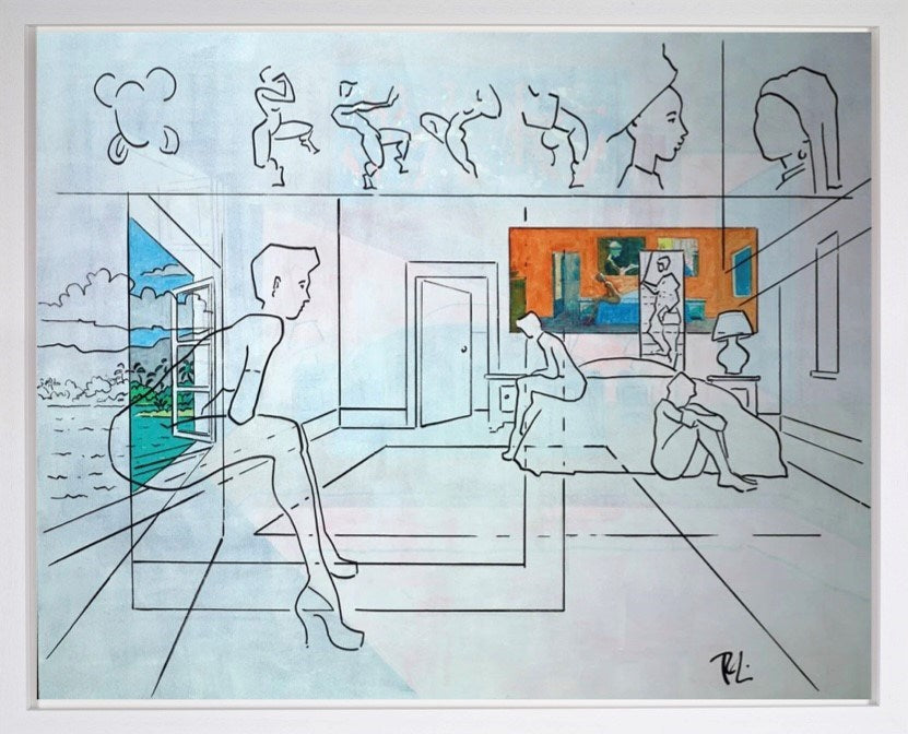 On and On and In (Framed)