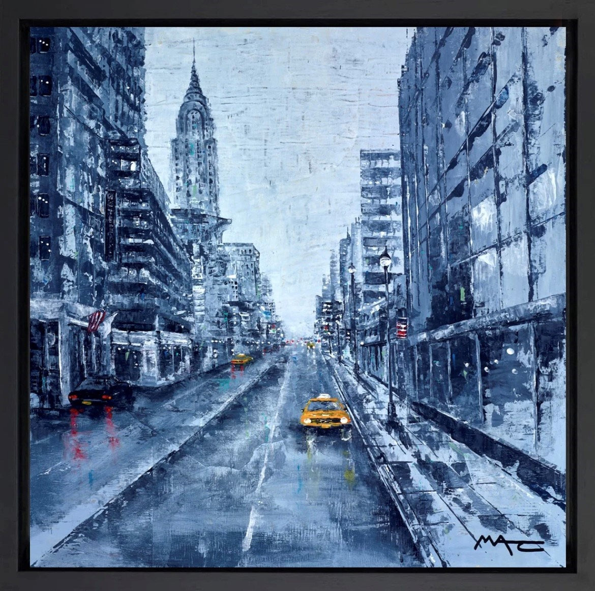 Flags Out (Framed)