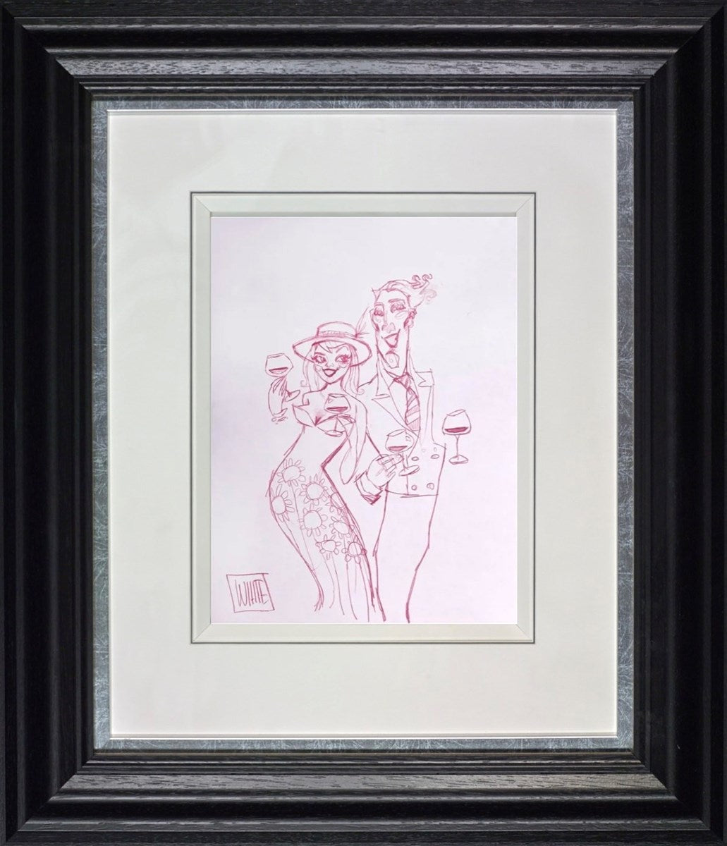 We Love To Drink Study (Framed)