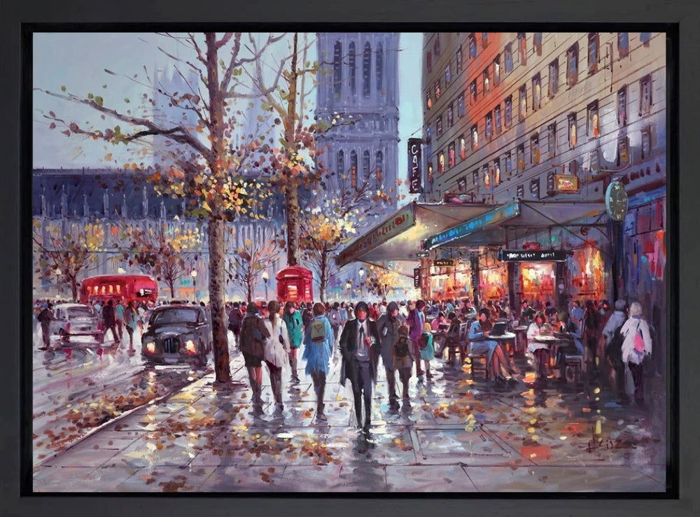 London Cafés (Framed)