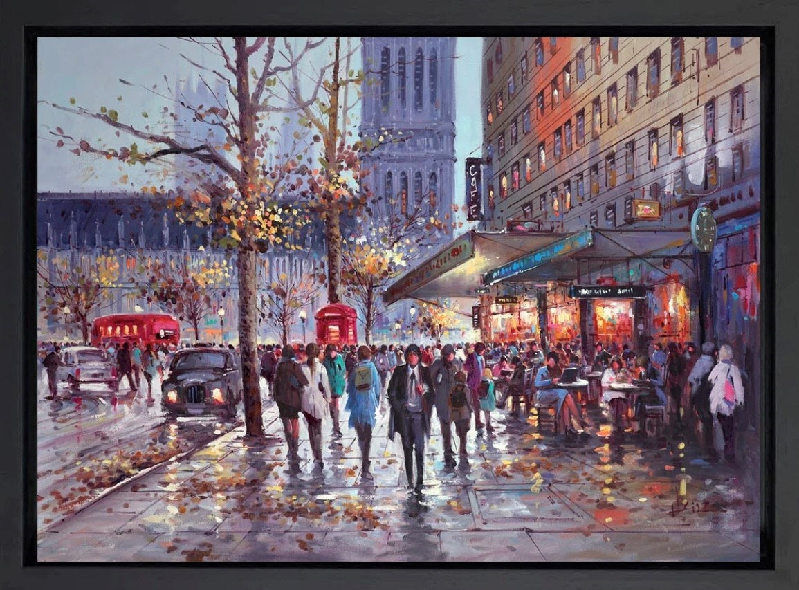 London Cafés (Framed)