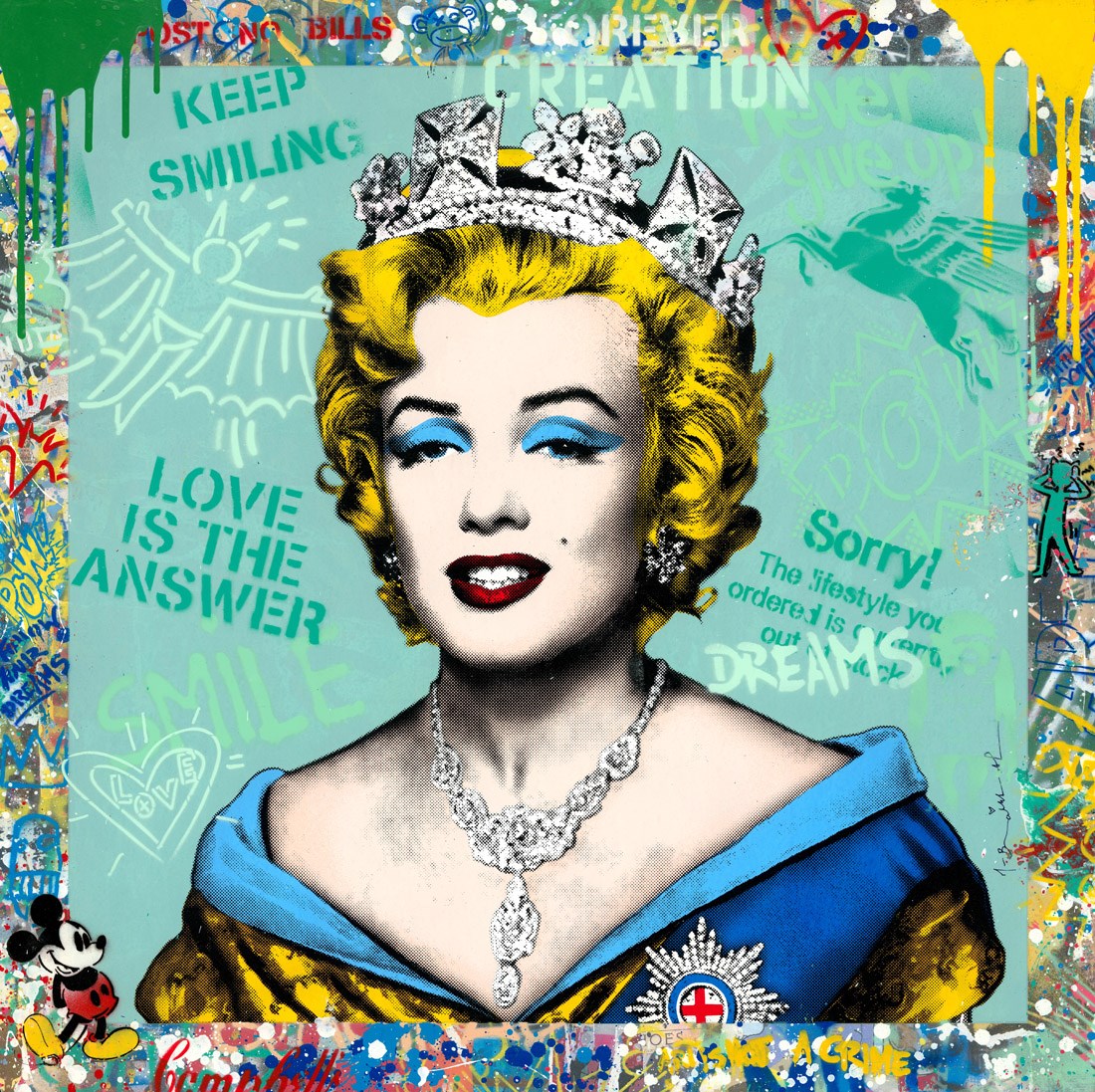 Queen Marilyn - Blue