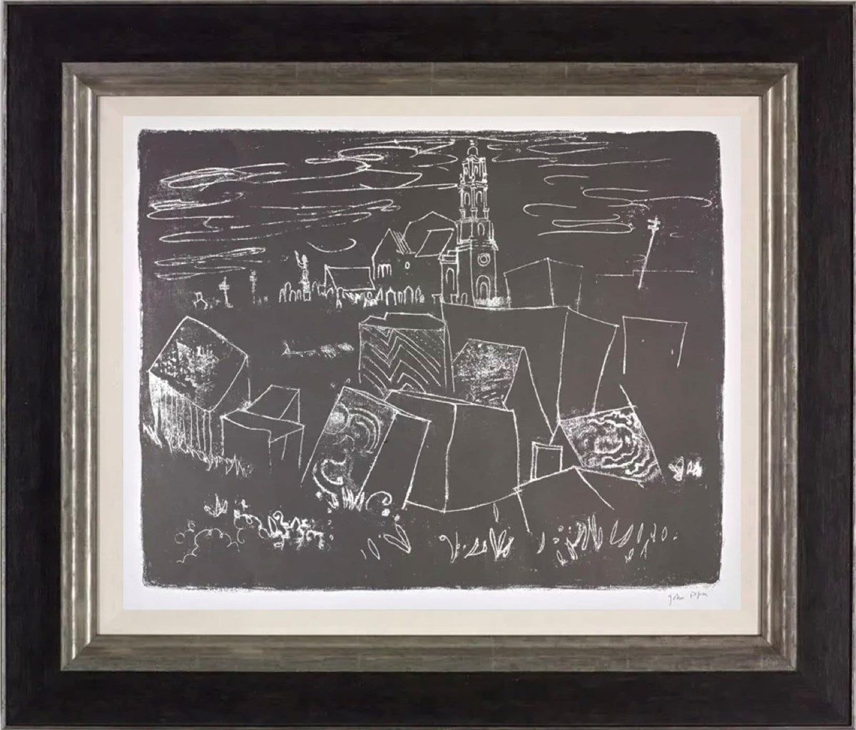 Easton, Portland, Dorset: St George Reforne, an 18th Century Church Among the Quarries, 1964 (Framed)