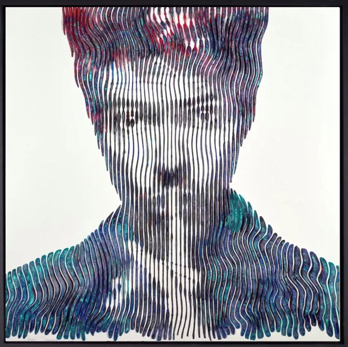 Let's Dance With Me- David Bowie (Framed)