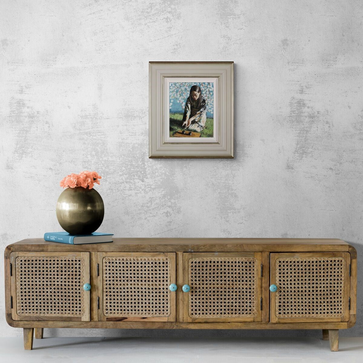 Geisha With White Flowers I (Roomset)