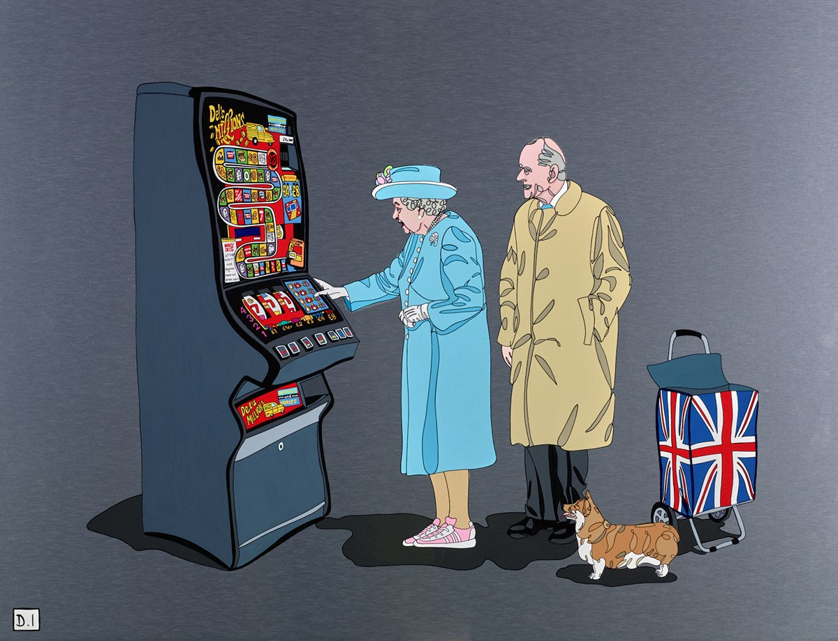 Queen on Fruit Machine