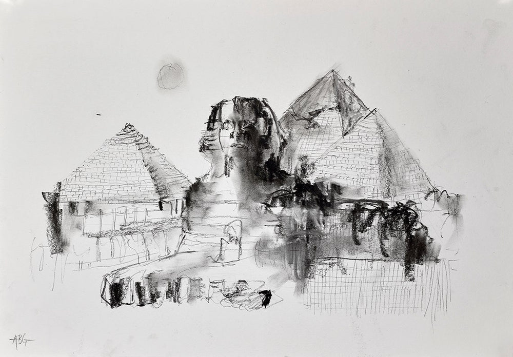 Egyptian Pyramids II (Sketch)