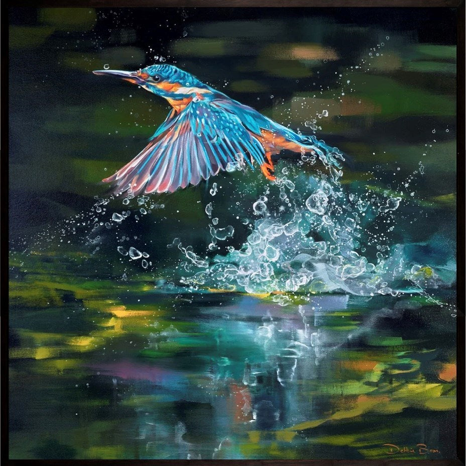 Sapphire Splash (Framed)
