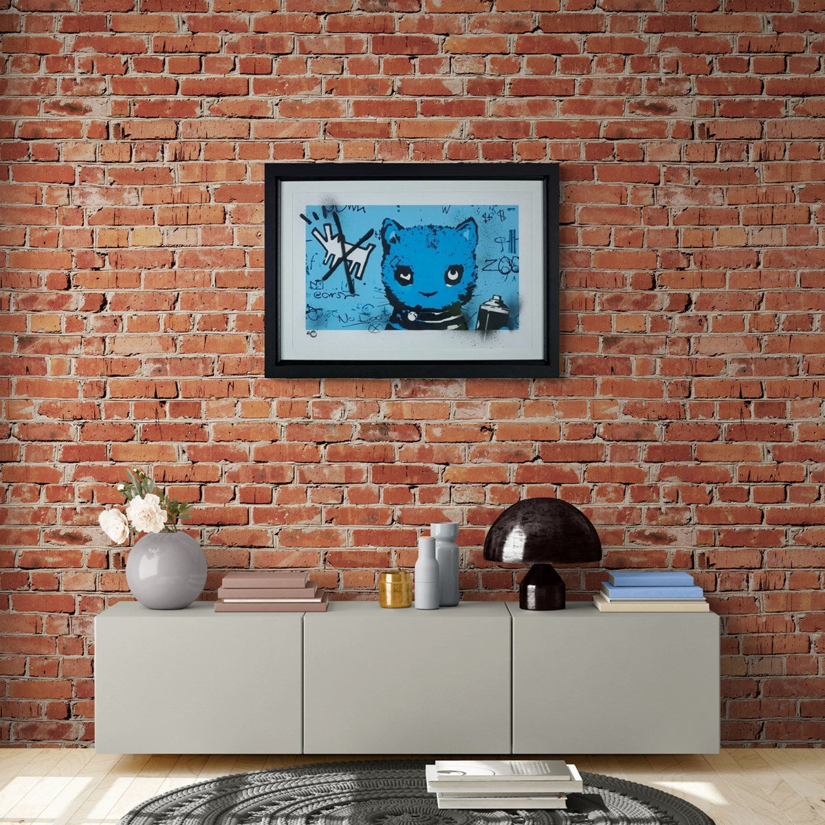 No Dogs (French Blue) (Roomset)