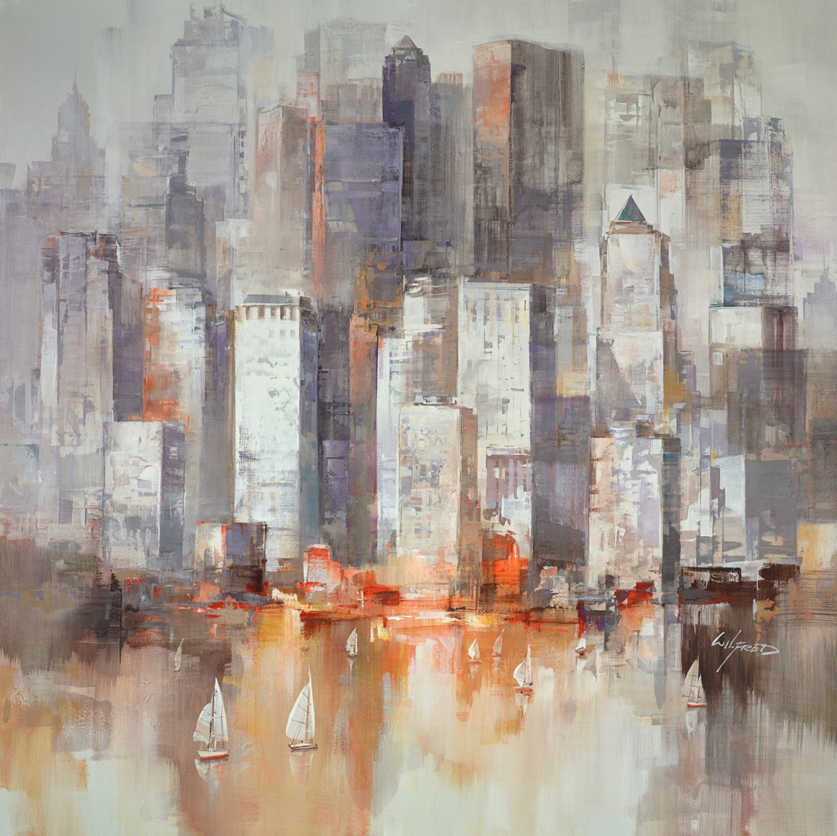 Cityscape Sailing
