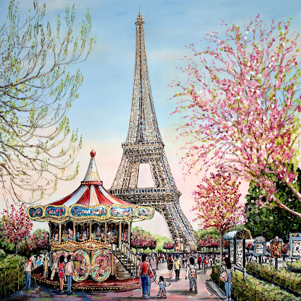 Jardin du Trocadero Carousel, Paris