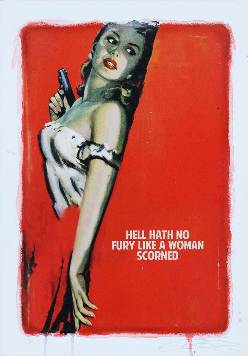 Hell Hath No Fury Like A Woman Scorned (Red)