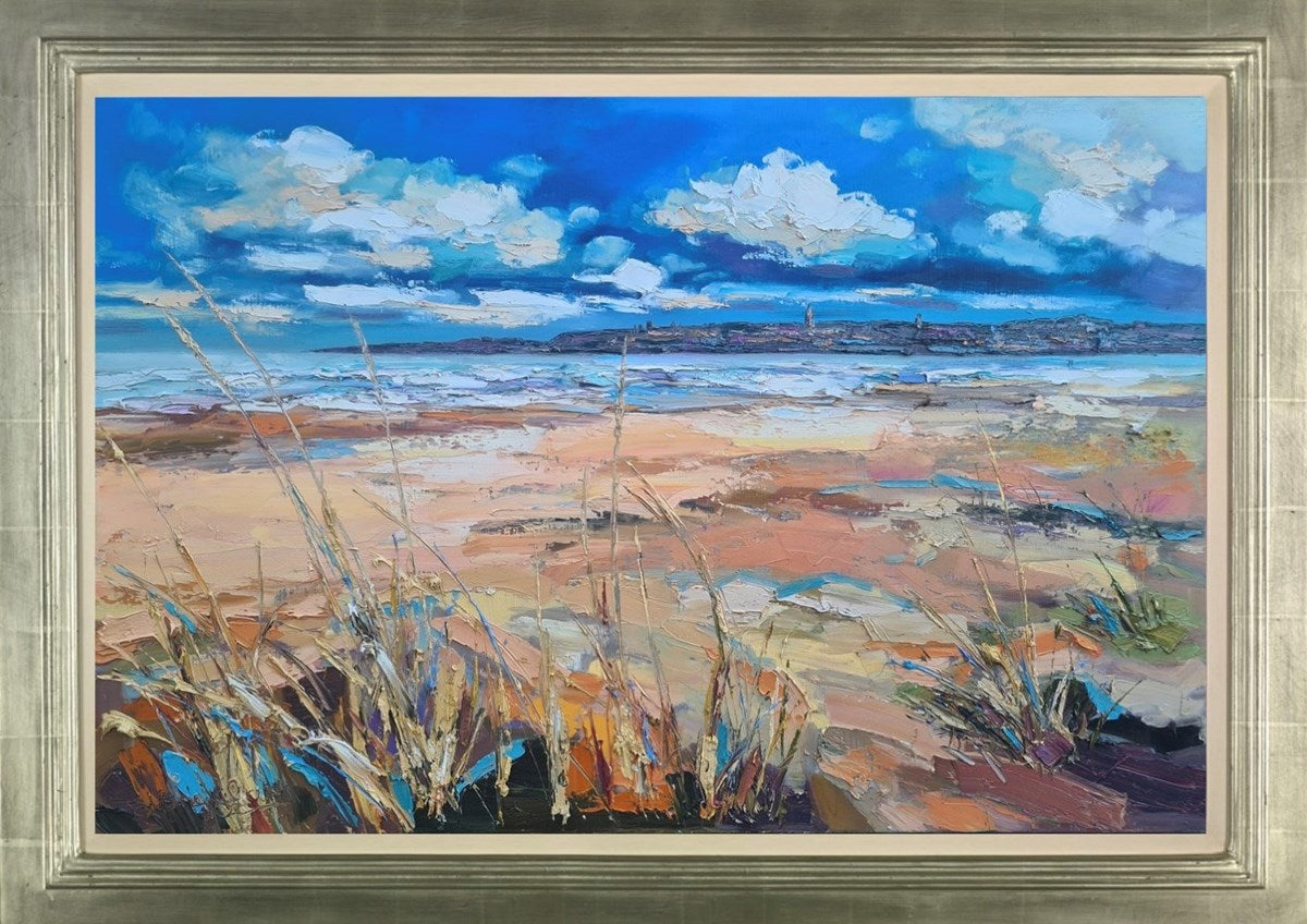 St Andrews from the Dunes (Framed)
