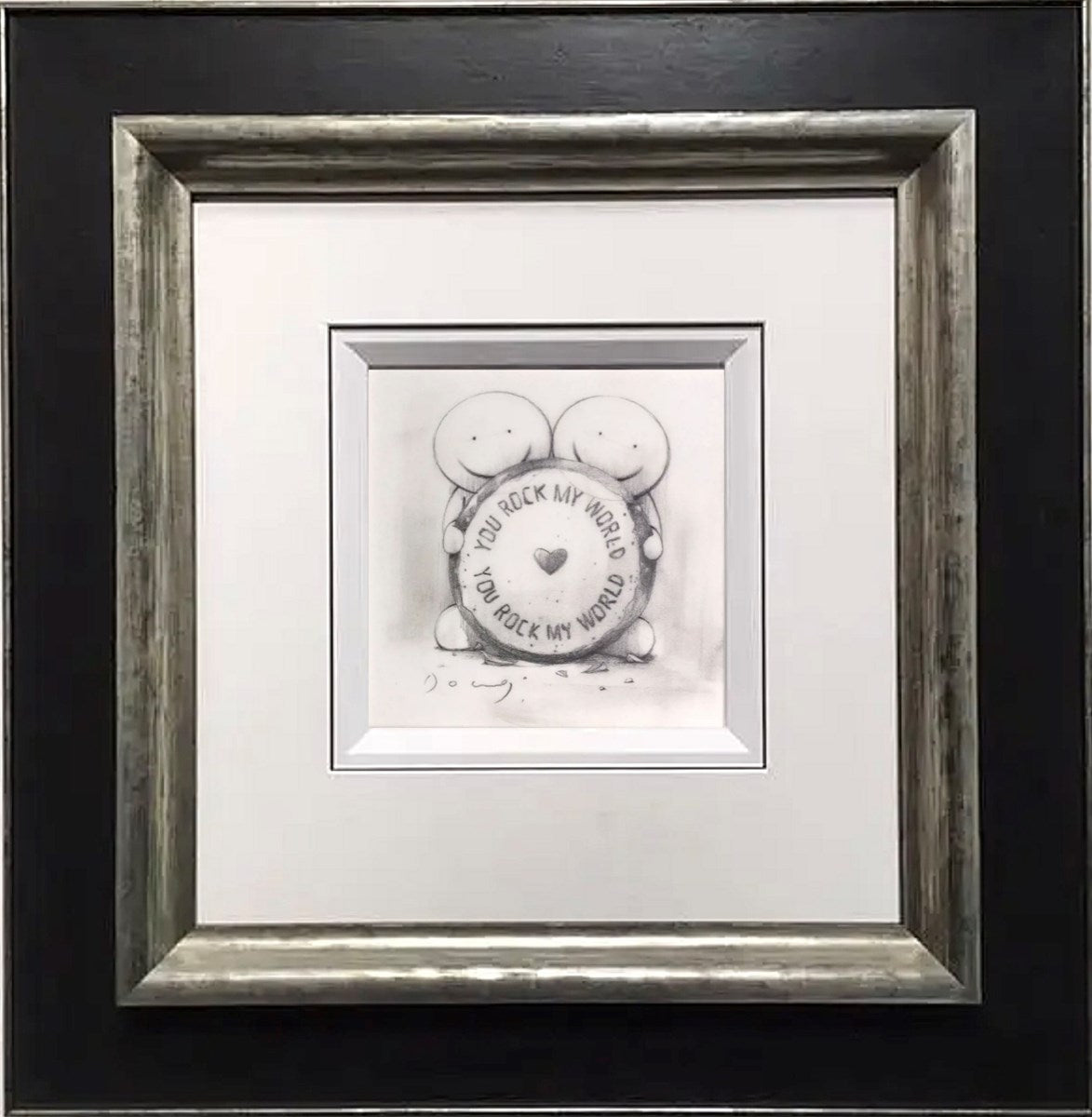 You Rock My World (Sketch) (Framed)
