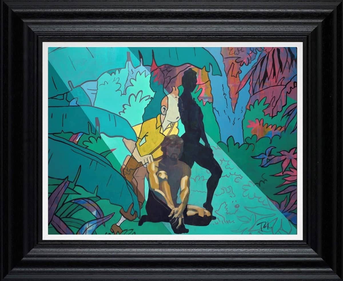 In the thick of it I (Framed)