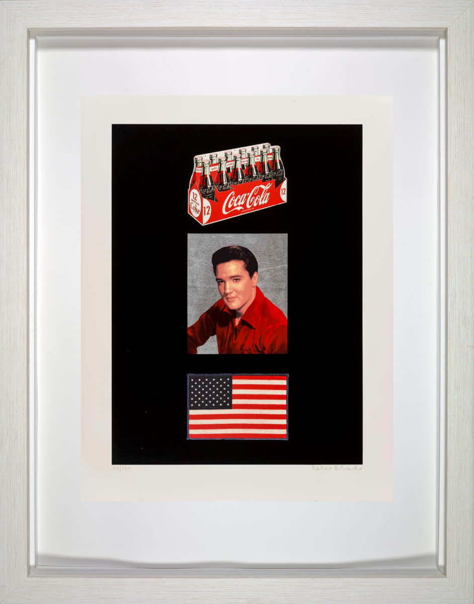 American Trilogy (black), 2012 (Framed)