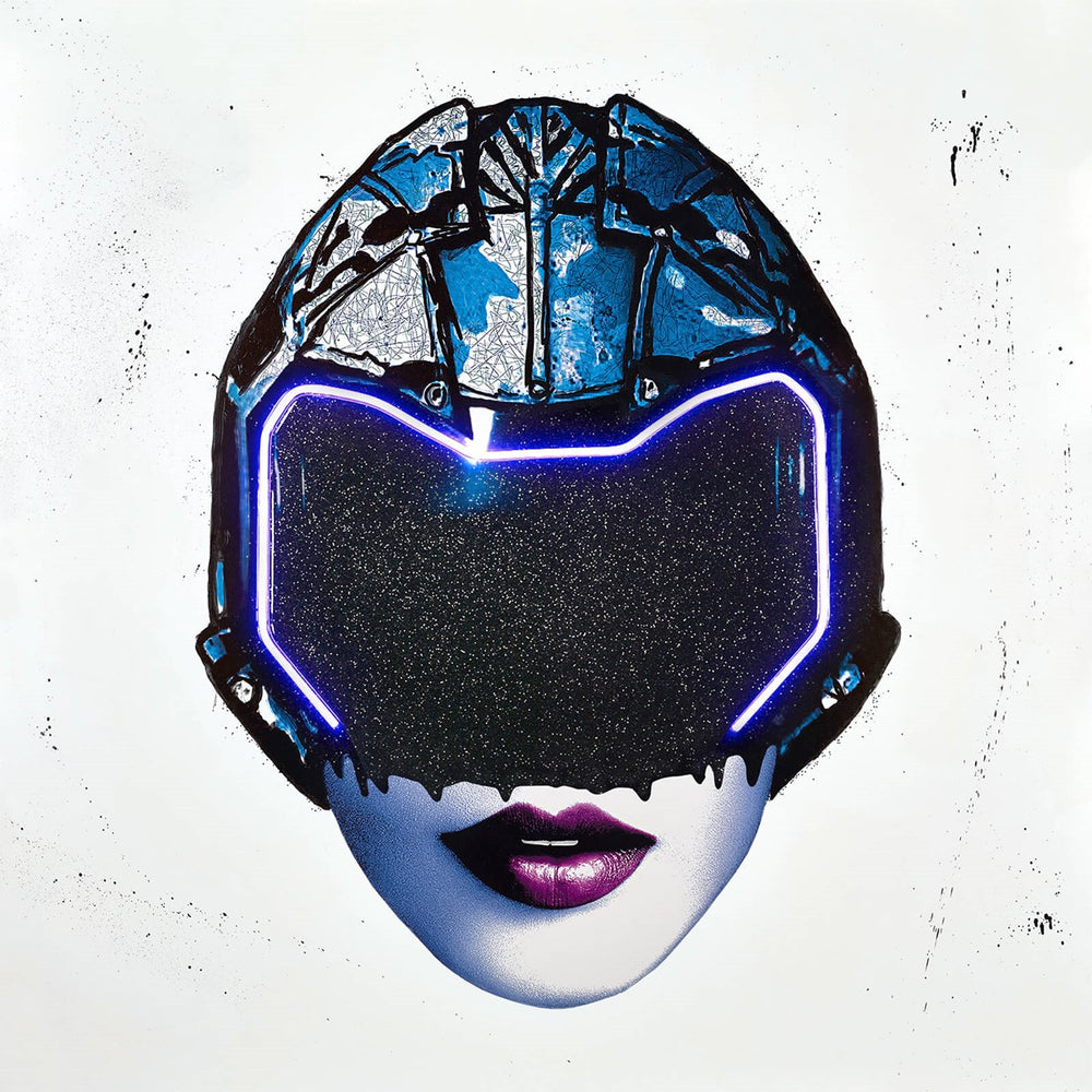 Girls Future (Blue) (Framed)