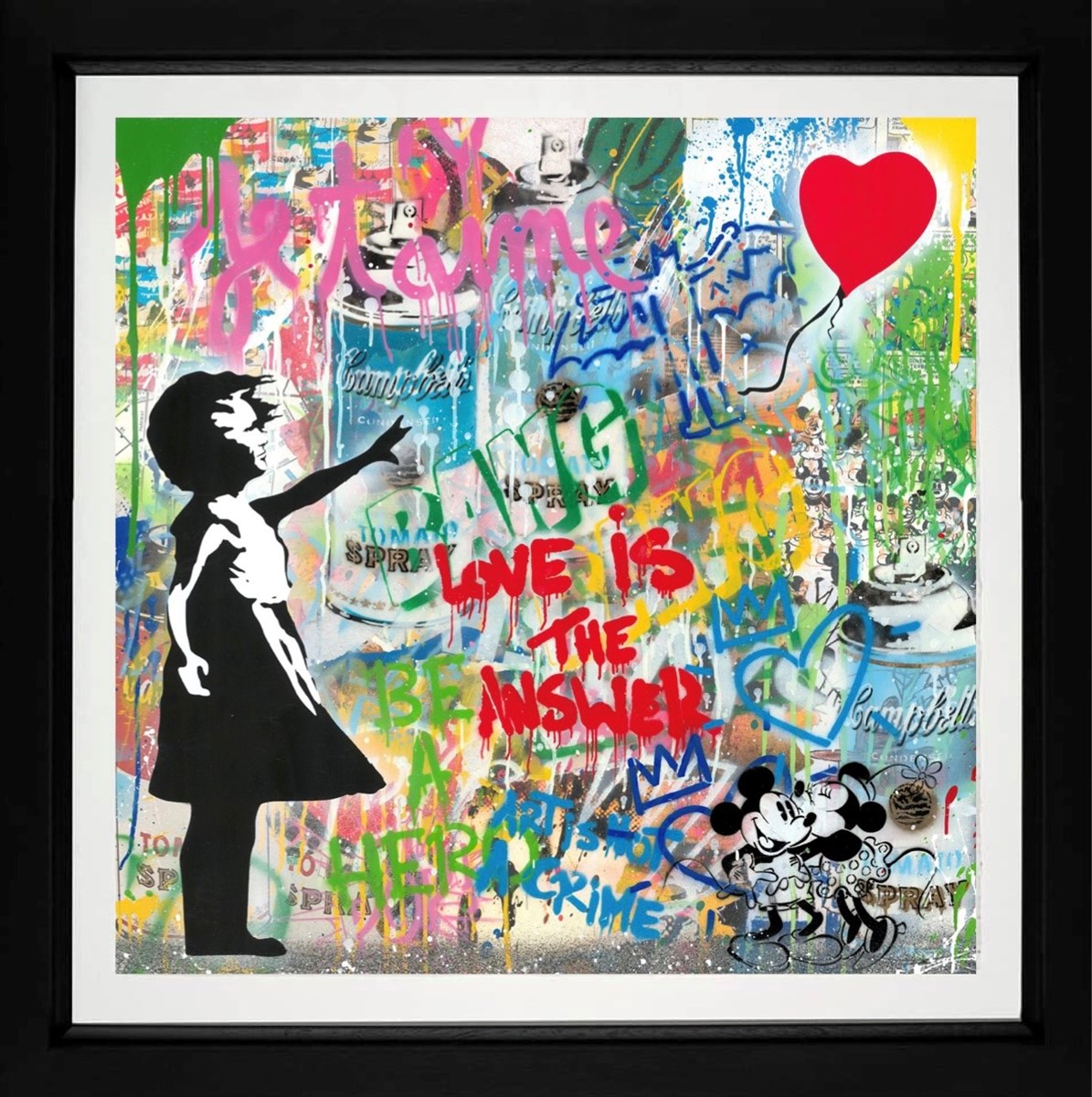 Balloon Girl I (Framed)