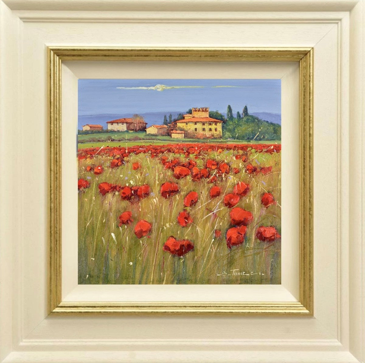 Campi di Papaveris (Framed)