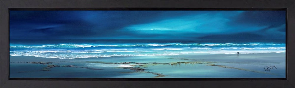 Darkening Coast II (Framed)