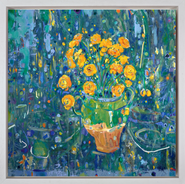 A Moment of Ranuculus (Framed)