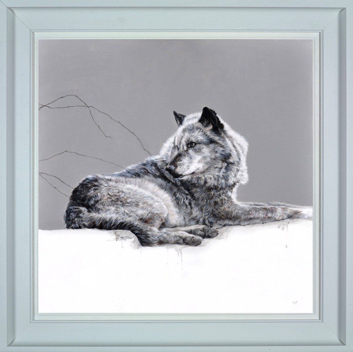 Grey Wolf (Framed)
