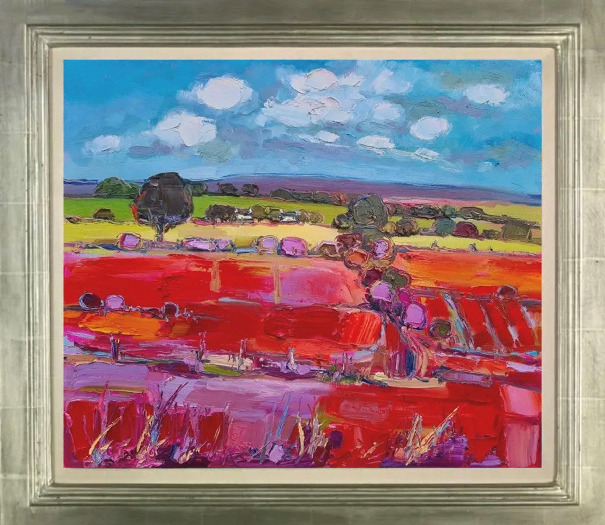 Houses and Farmland, Dumfriesshire (Framed)