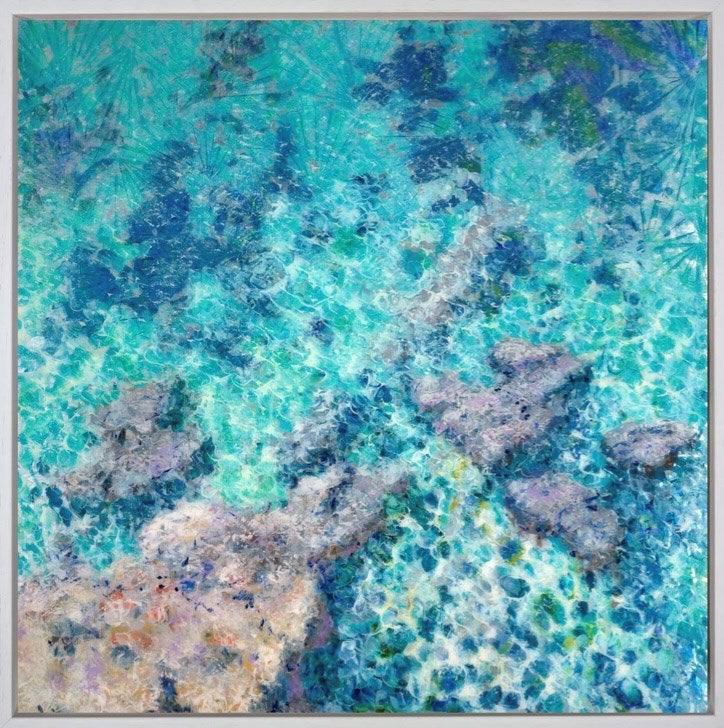 Turquoise Highlights (Framed)