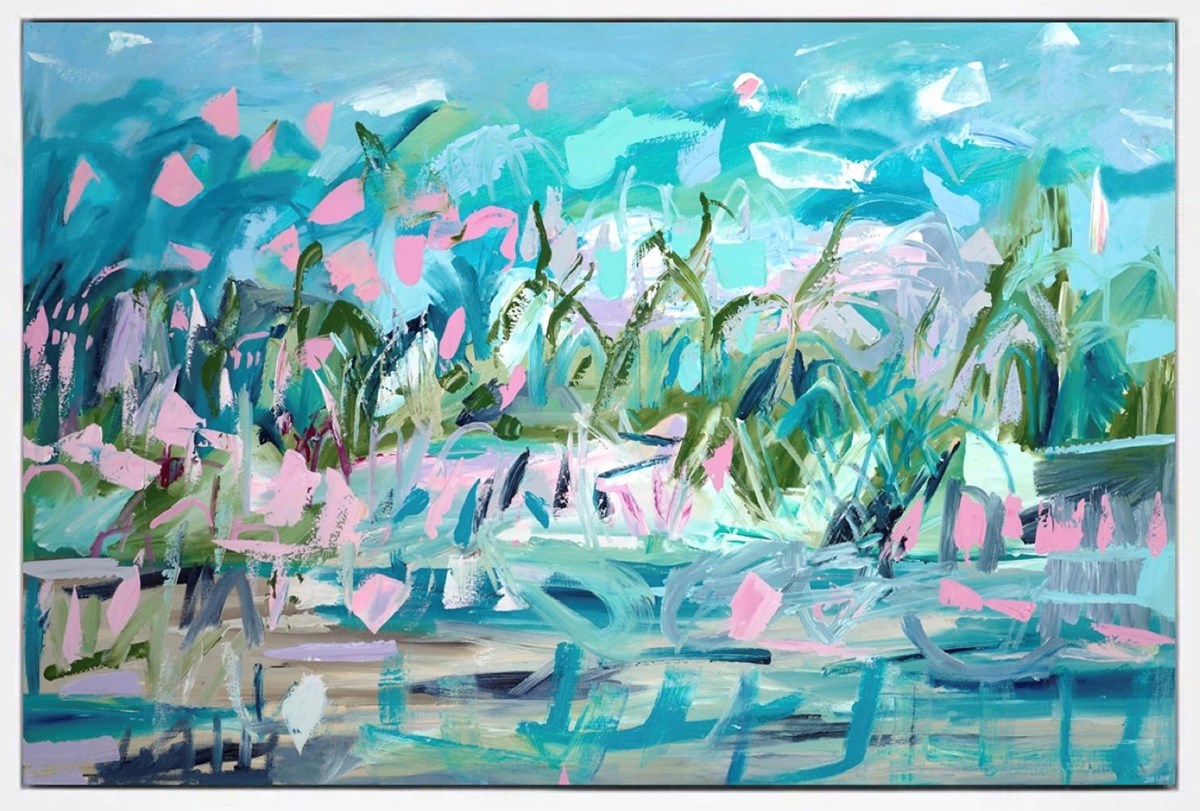 Beneath The Little Lagoon (Framed)