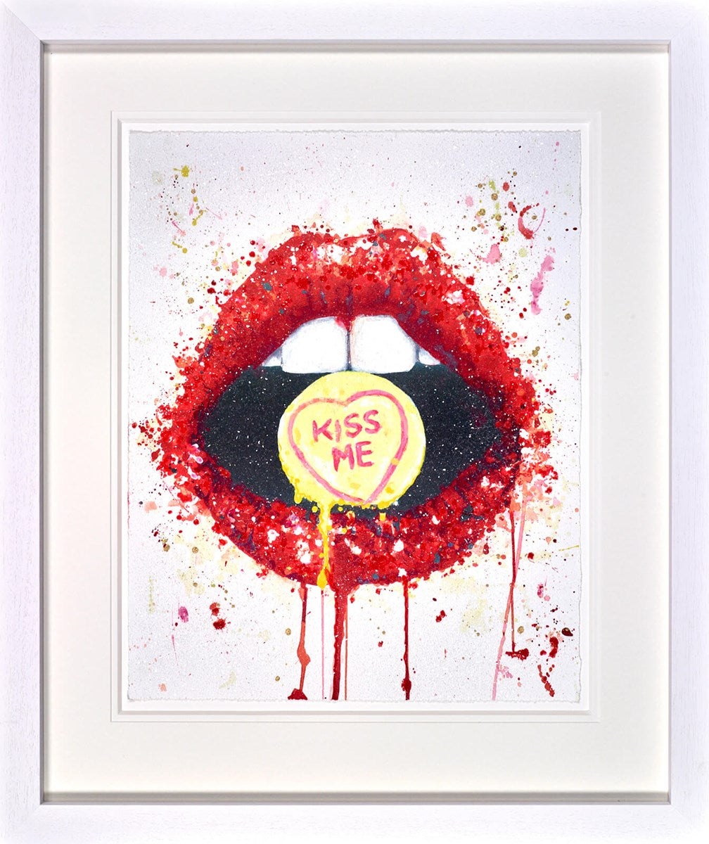 Kiss Me Quick (Framed)
