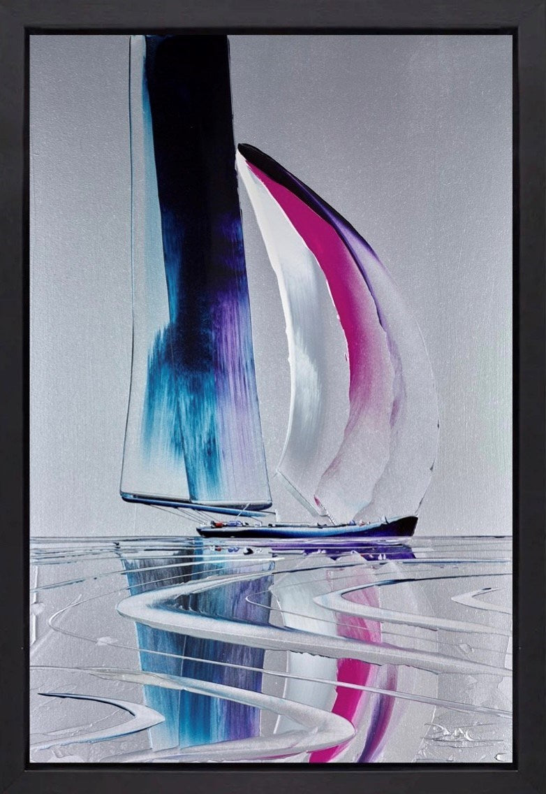 Silvery Seas II (Framed)