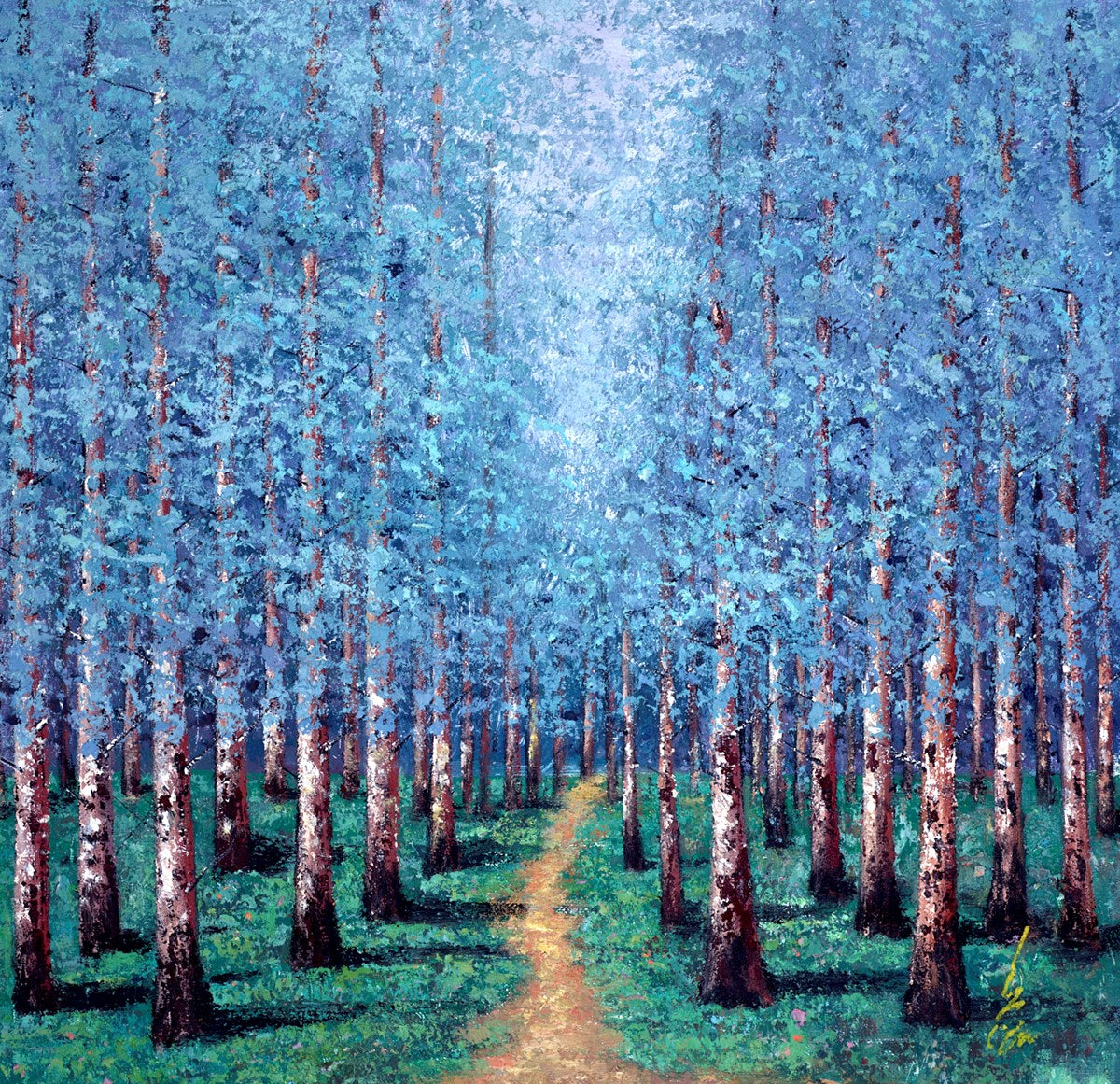 A Forest Pathway III | Inam – Clarendon Fine Art