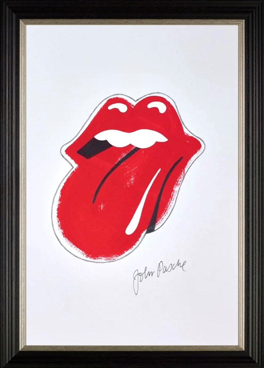 Rolling Stones Logo (Framed)